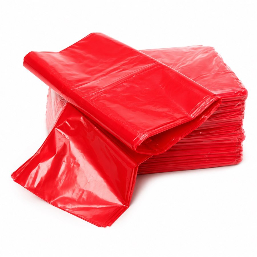Bolsas de consorcio reforzadas rojas