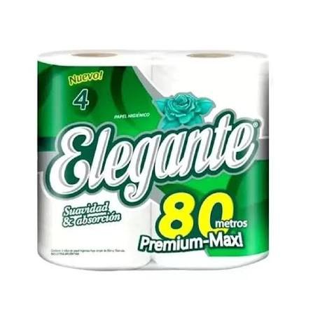 Papel higiénico Elegante Premium Maxi 80 metros