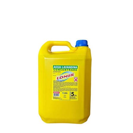 Agua lavandina concentrada Lomir de 5 litros