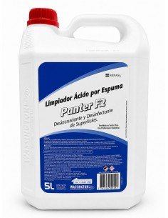 Limpiador ácido por espuma Panter F3 de 5 litros