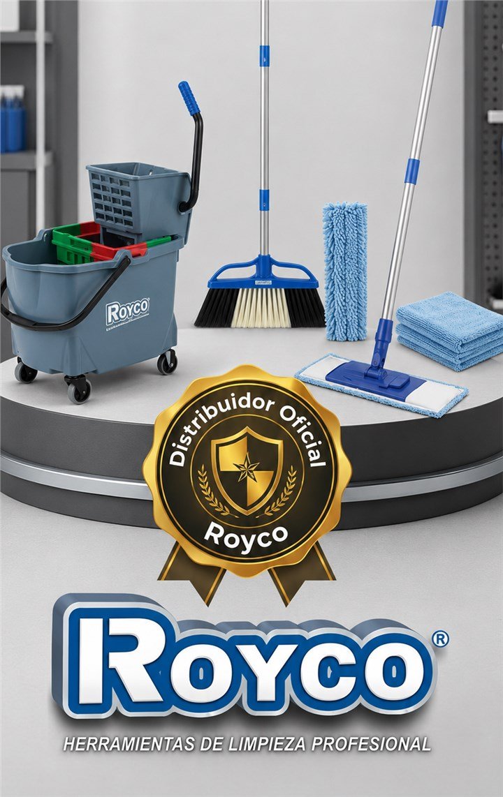 Distribuidor oficial Royco y sus herramientas de limpieza profesional