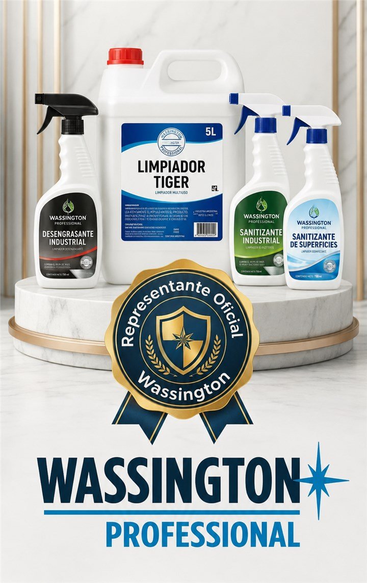 Representante oficial Wassington y sus productos químicos profesionales